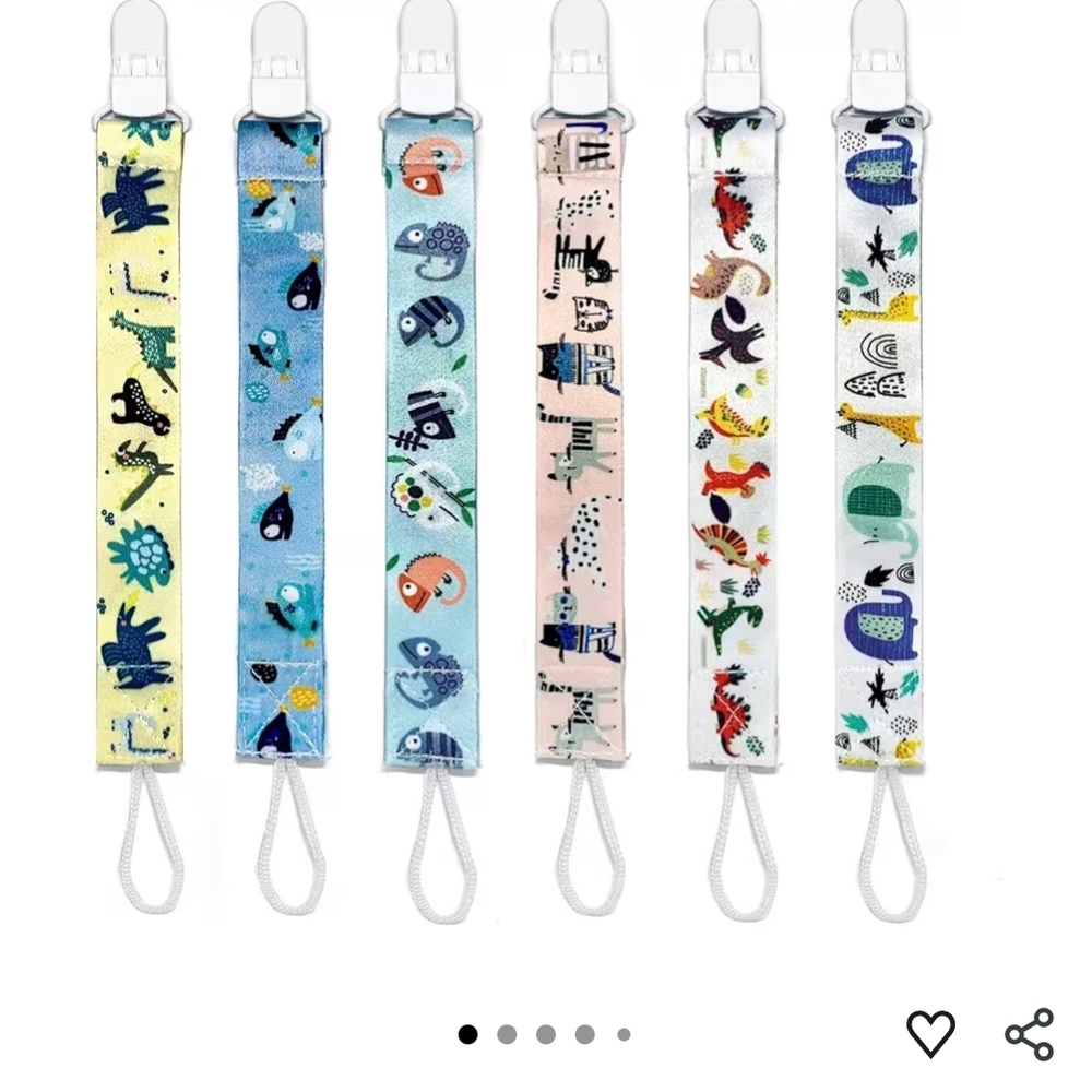 PandaEar Pacifier Clips